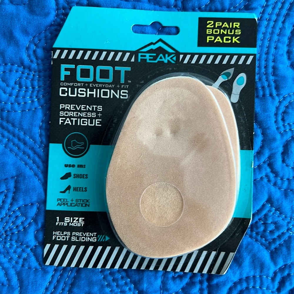 Peak 2 pack Foot Cushions